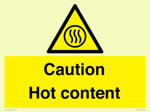 Caution Hot content